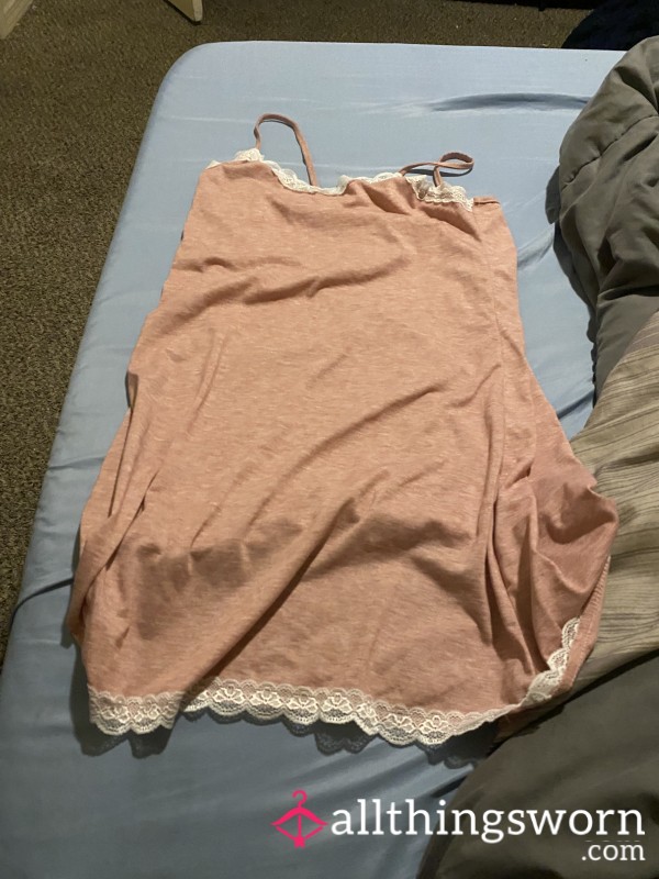 Thrifted Pink Lacey Dress