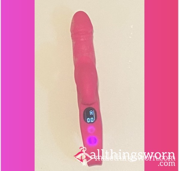 Thrusting+Vibrating Silicone Toy