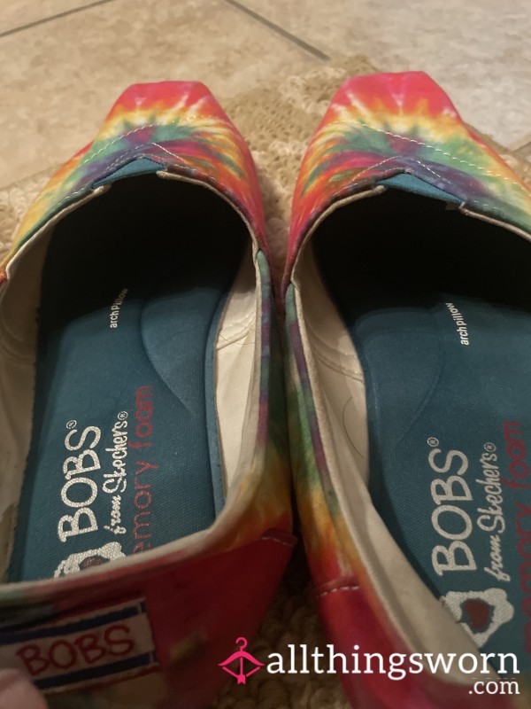 Tie Die Bobs Well Worn Foam Bottoms Stinky Af Wet Jammy
