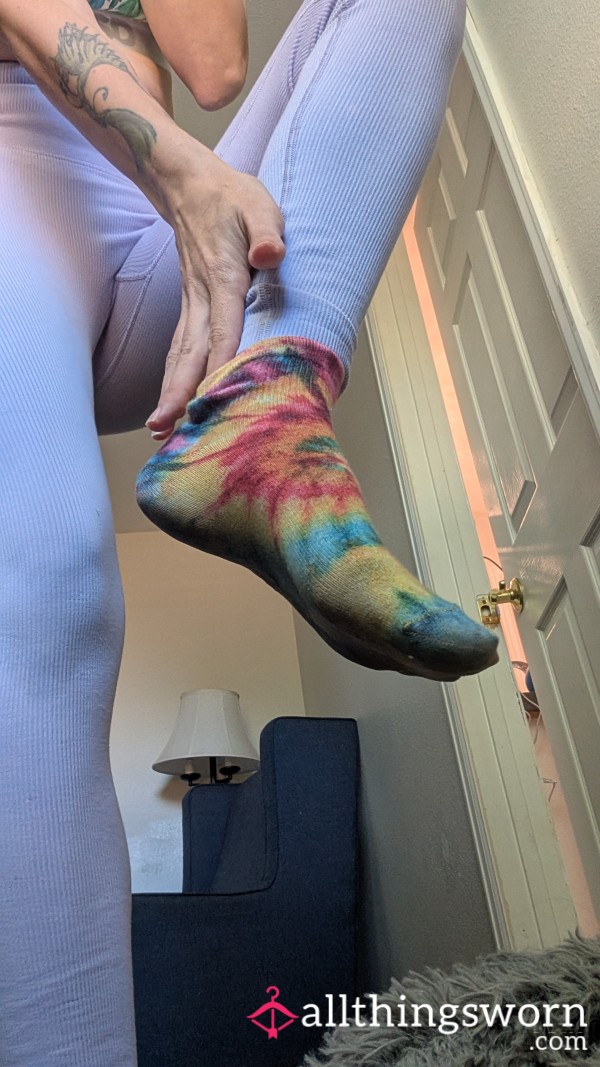 Tie Dye Ankle Socks