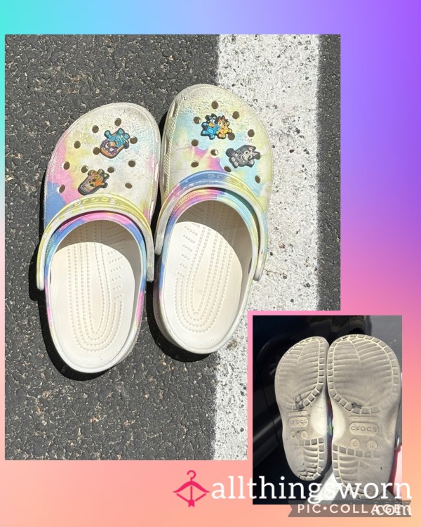Tie Dye Crocs