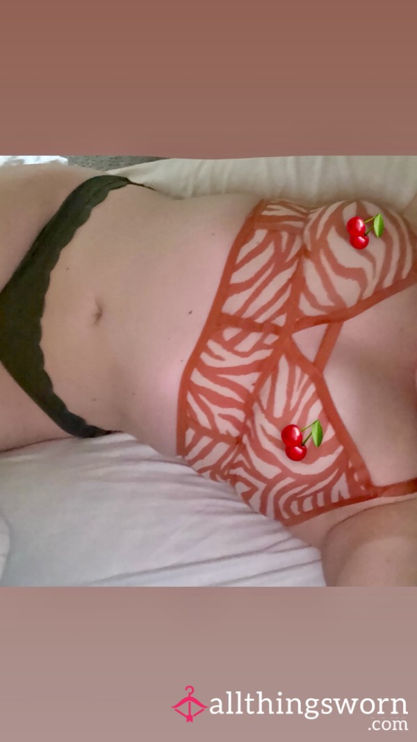 Tiger Print Lingerie Top