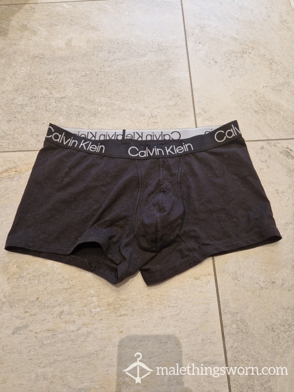 Tight Black CK Boxer Shorts