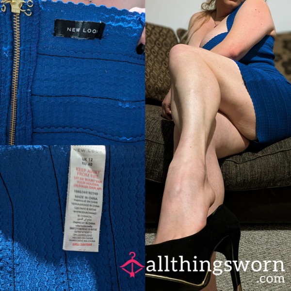 Tight Blue Bodycon Dress