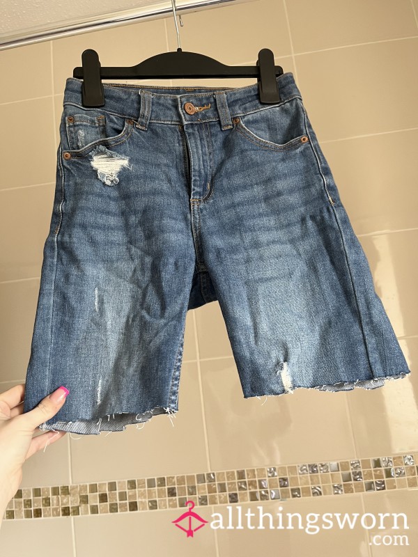Tight Denim Cut Off Shorts Size 6