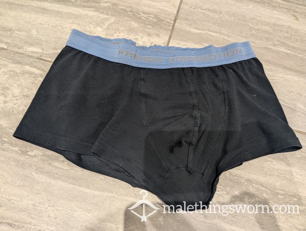 Tight Fitting Black Boxers