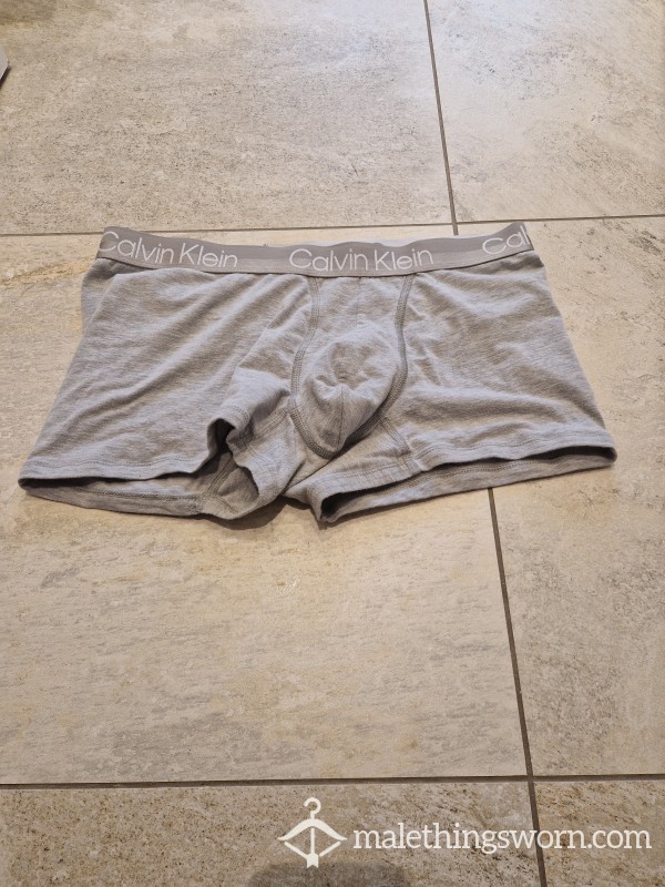 Tight Grey CK Boxer Shorts