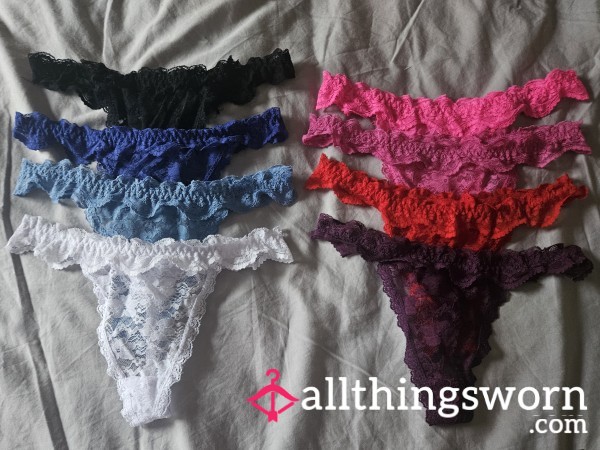 Tight Lacy Thongs Are Sure To Get Smelly And So Wet From Rubbing 💦