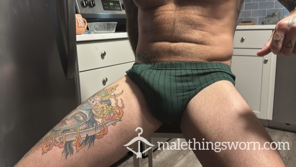 Tight Striped Bikini Briefs