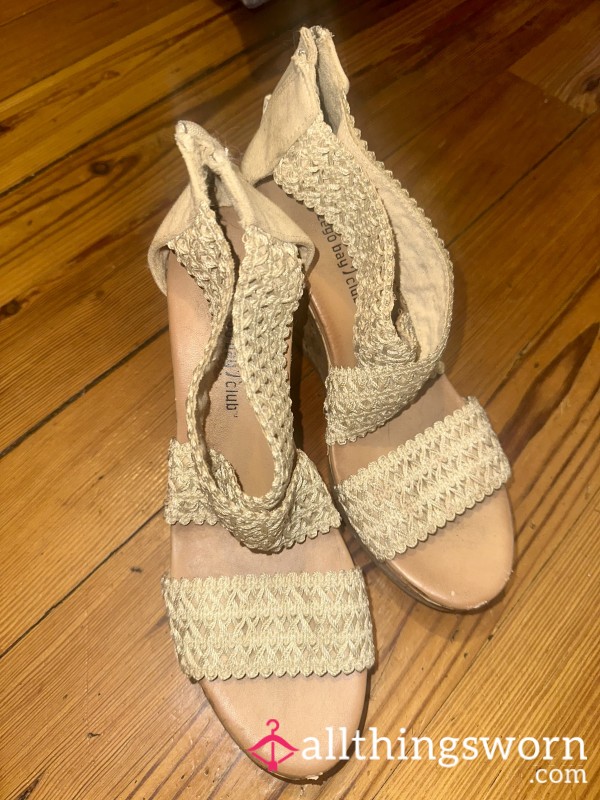 Tight Tan Wedges
