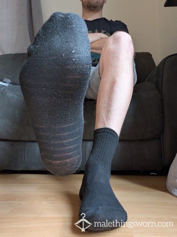 Super Sweaty Black Work Socks