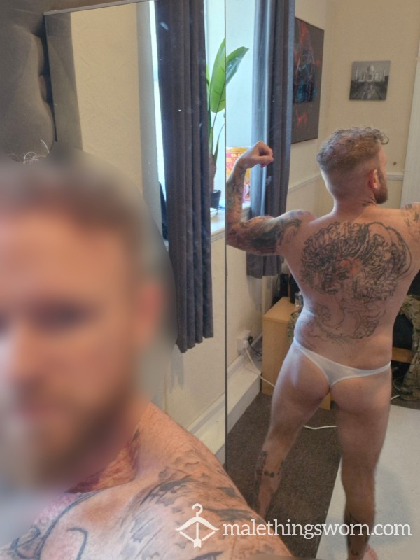 Tight White Thong