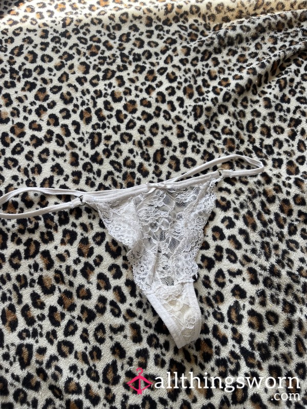 Tight White Thong