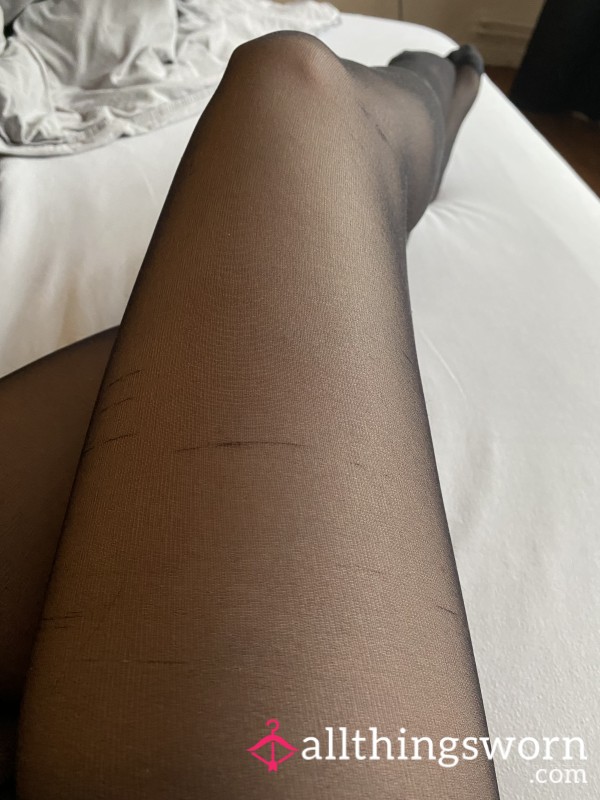 Tights 24 Hours Worn Without Panties🫦