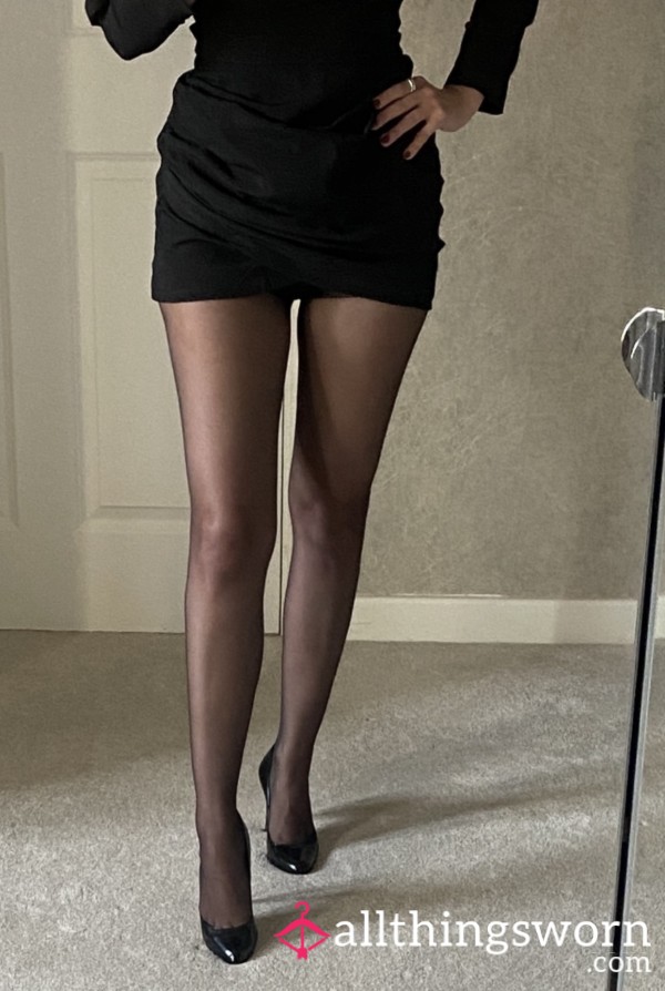 Tights , Pantyhose , Nylons - Whatever You Call Them They Look Great On My Legs . Content And Worn