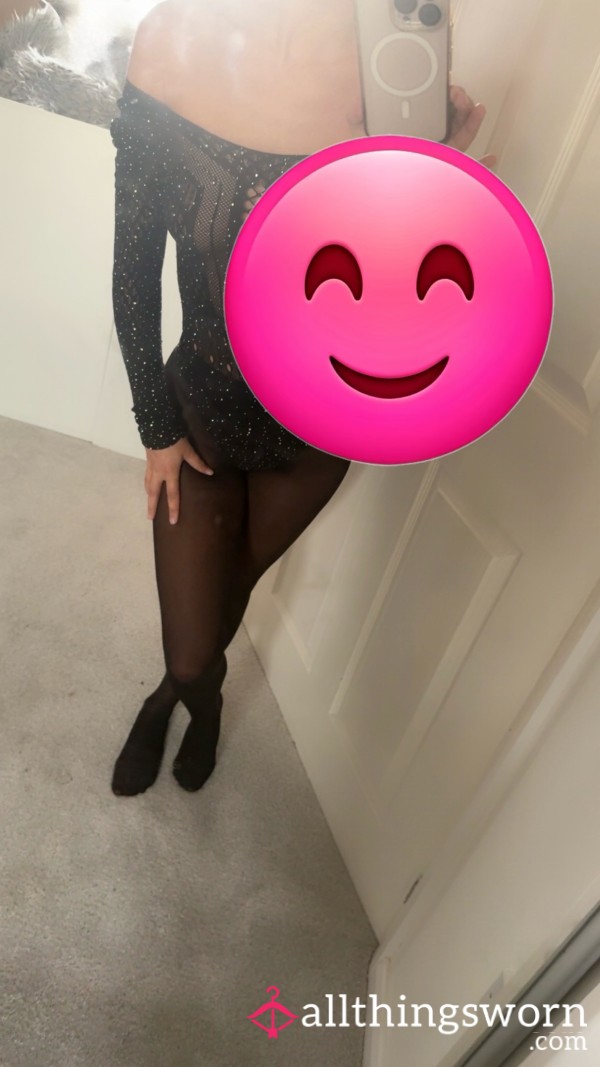 Tights With Fish Net Body 😜
