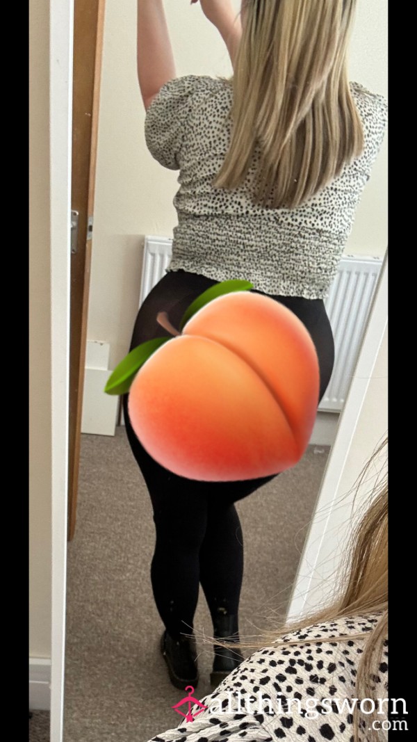Tights With No Panties!