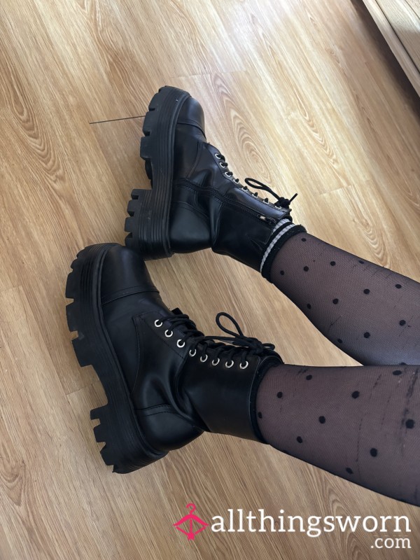Tights Worn With Boots (extra Stinky)