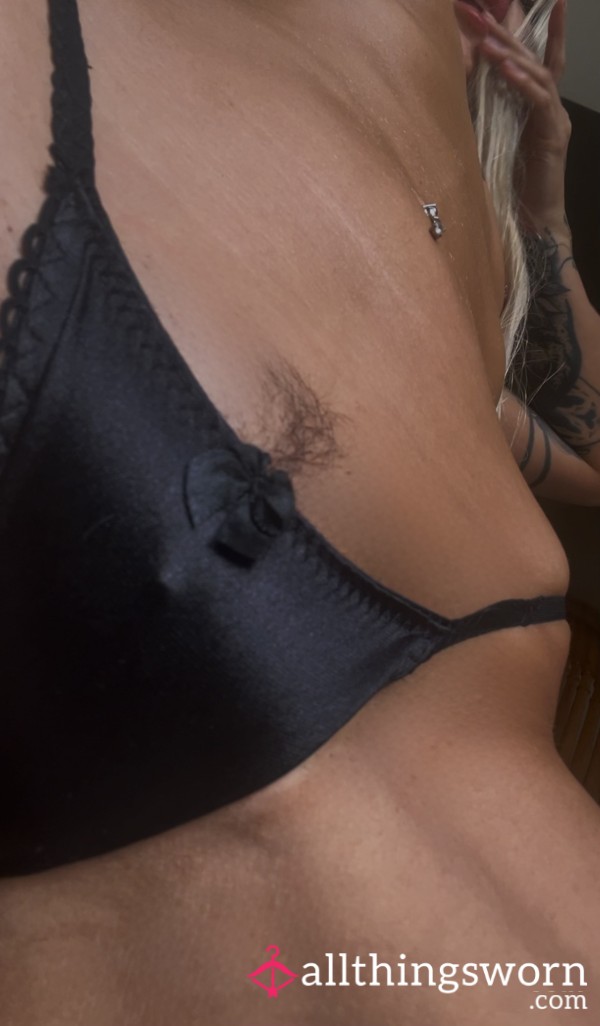 🖤 Tiny Black Satin Thong – Sweet Bow, Naughty Intentions 🖤