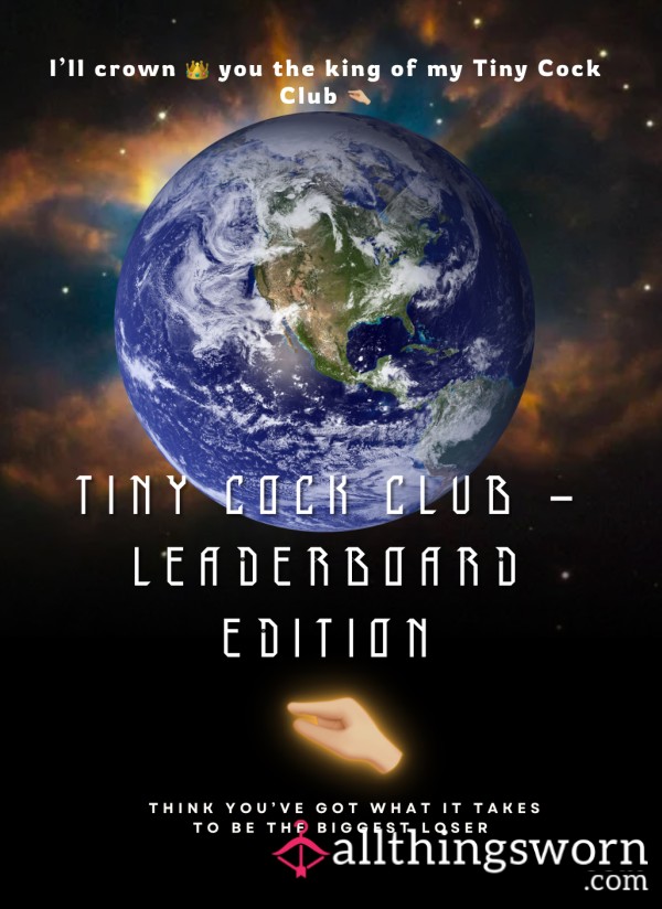 🏆 Tiny C*ck Club – Leaderboard Edition