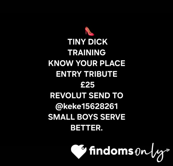 Tiny D*ck Training Program