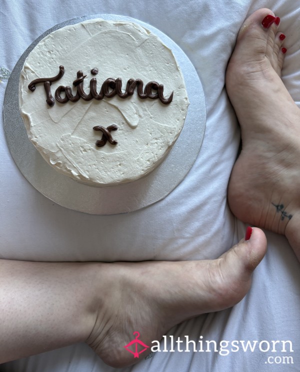 Tiny Feet, Messy Cake Stomp 🎂👣 2min Video