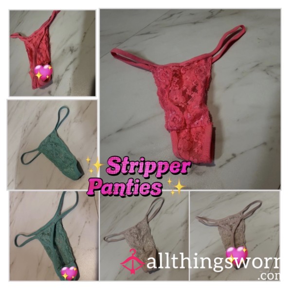 ✨ Tiny Lace Stripper Thong Panties ✨ SALE $15