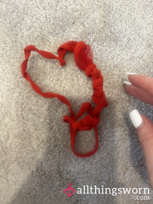 TINY Panties Available To Buy! Worn Of Course ;) All Shrived Up Been In My Draws For A Few Days, Forgot To Wash Them Haha. I Can Wear Them Again For You. Just Let Me Know.