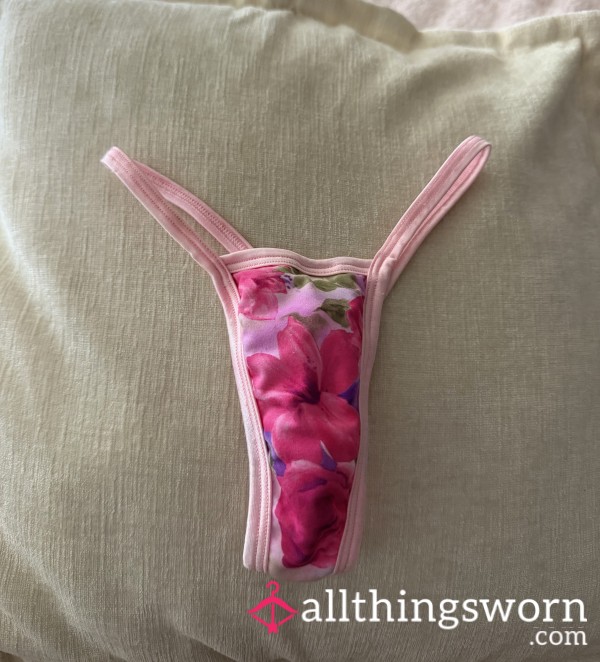 💐 Tiny Pink Stripper Thong 💐 Sale $15