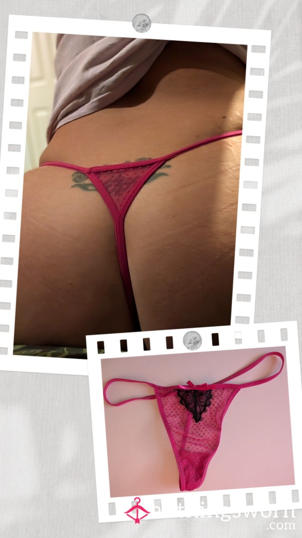 Tiny Pink Thong