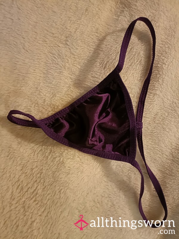 Tiny Purple Thong / G String