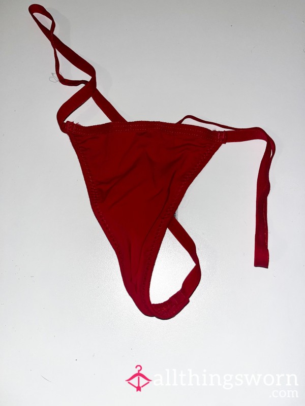 🍒 Tiny Red G-String ~ Size Small 🍒