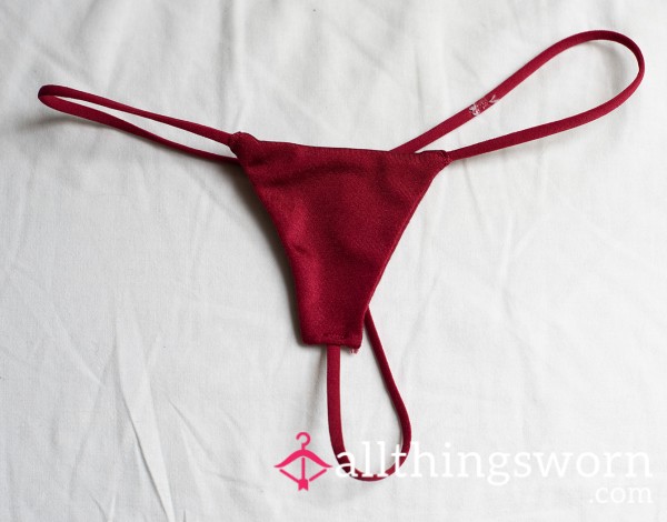 Tiny Red Thong