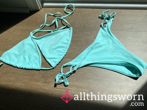 Tiny Teal Bikini