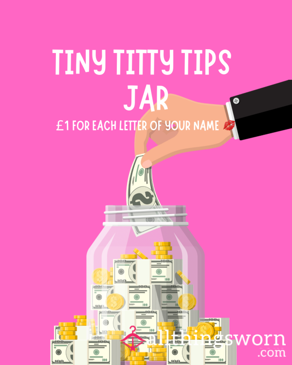 Tiny Titty Tip Jar