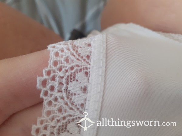Tiny White Thong