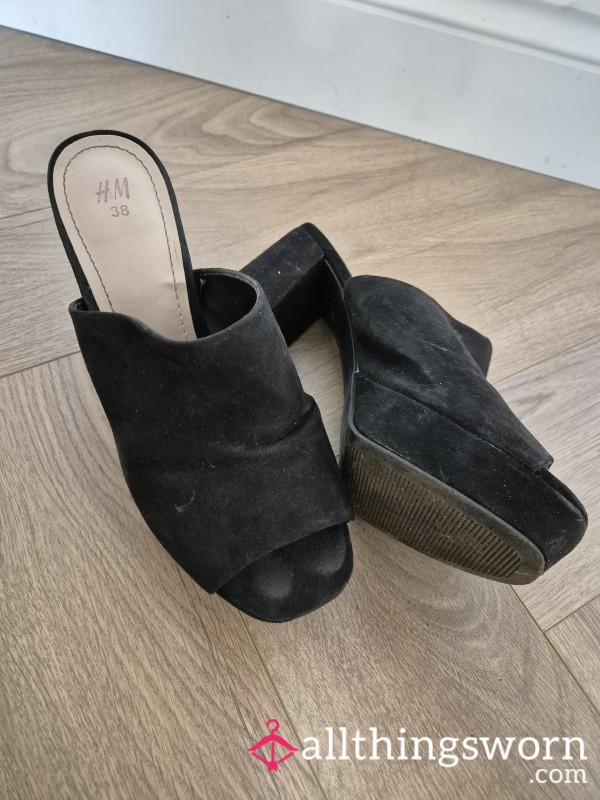 Tip Toe Black Heels 👣
