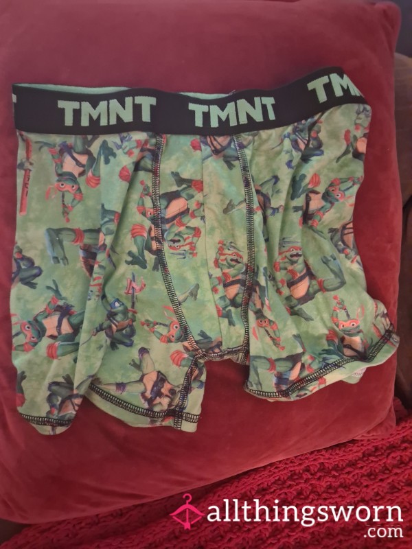 TMNT Boxer Briefs, Been Baking Cakes In Them Since Yesterday So Might Have Some Icing On Them Lol...