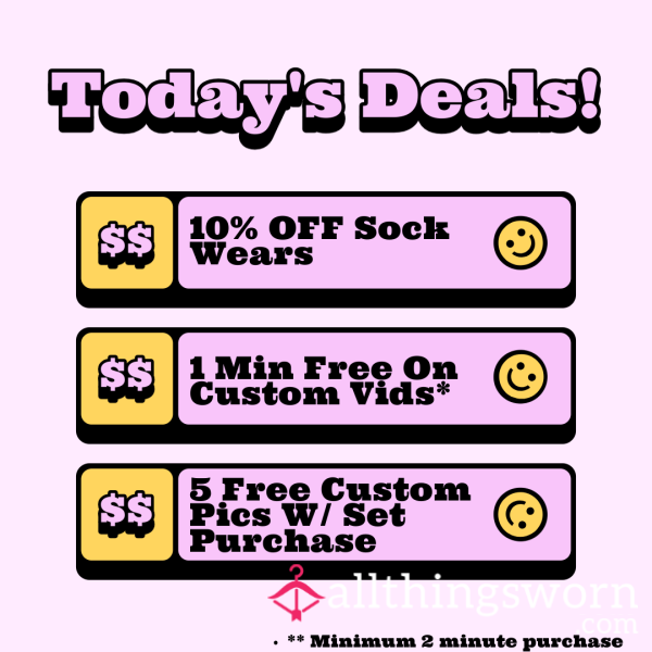 TODAYS DEALS 5/1