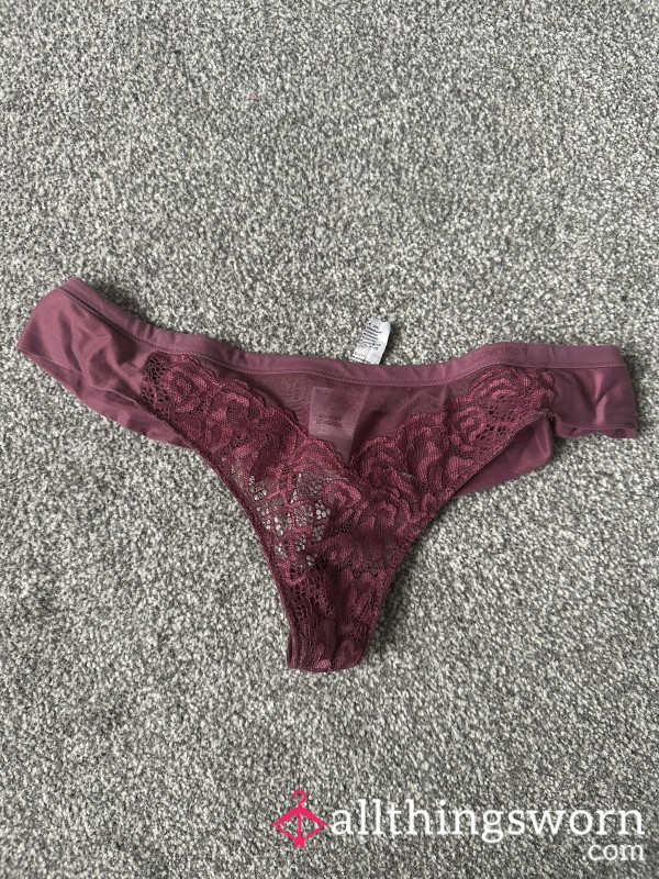 Todays Pink Calvin Klein Thong
