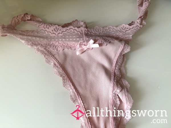 Today’s Pink Thongs