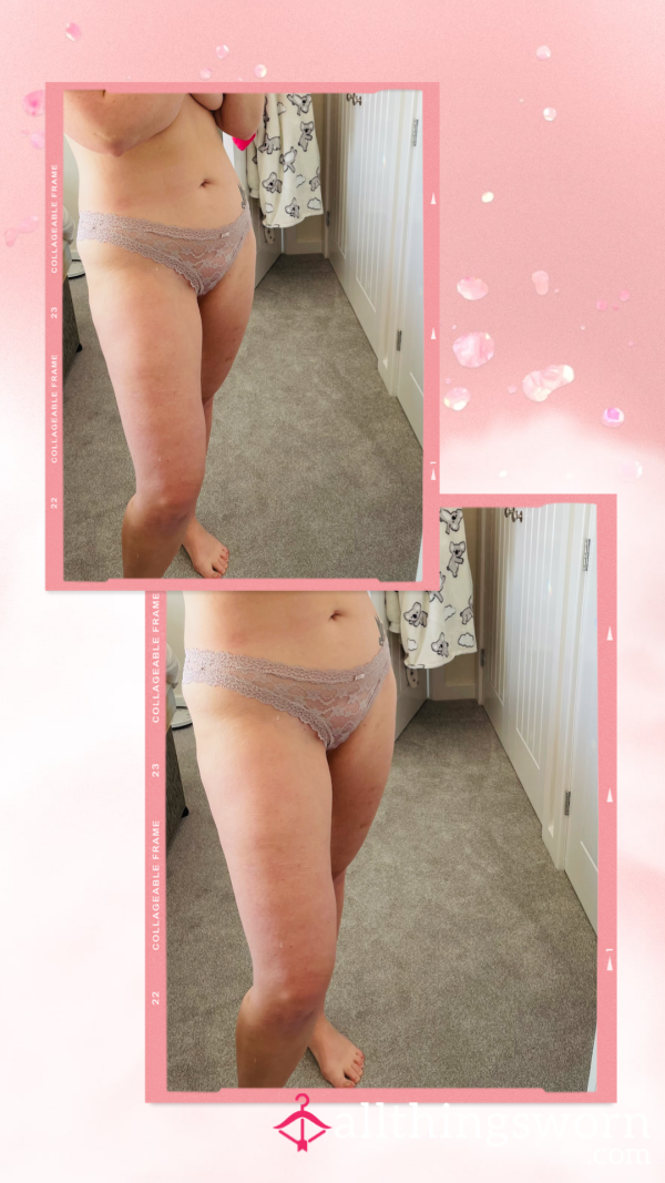 Blush Pink Thong ☺️