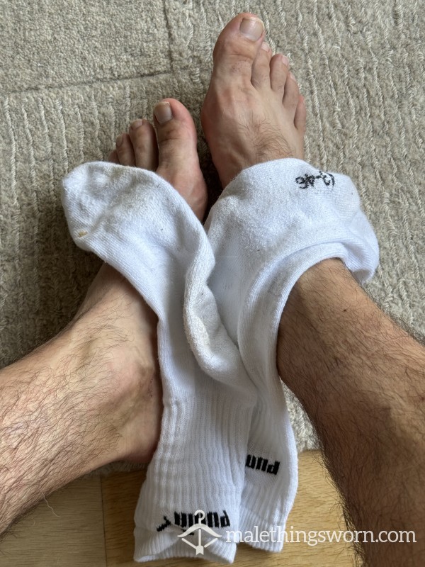 Today’s White Gym Socks