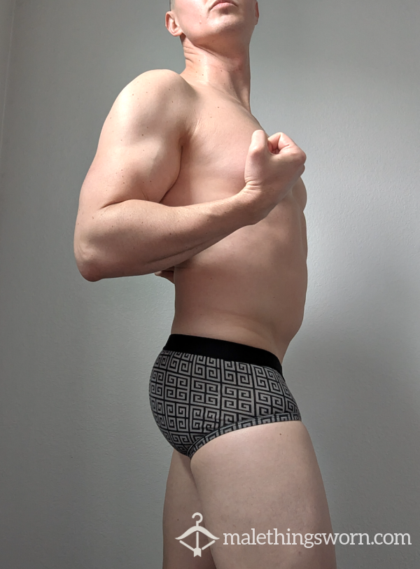 Todd Sanfield Black Cotton Brief, Size M/L