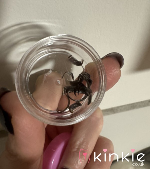 TOE NAIL CLIPPINGS READY TO EAT!
