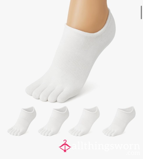 Toe Socks-white