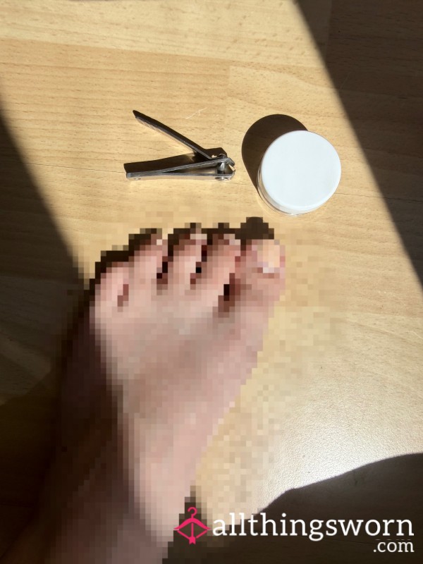 Toenail Clipping Video 🦶🏻