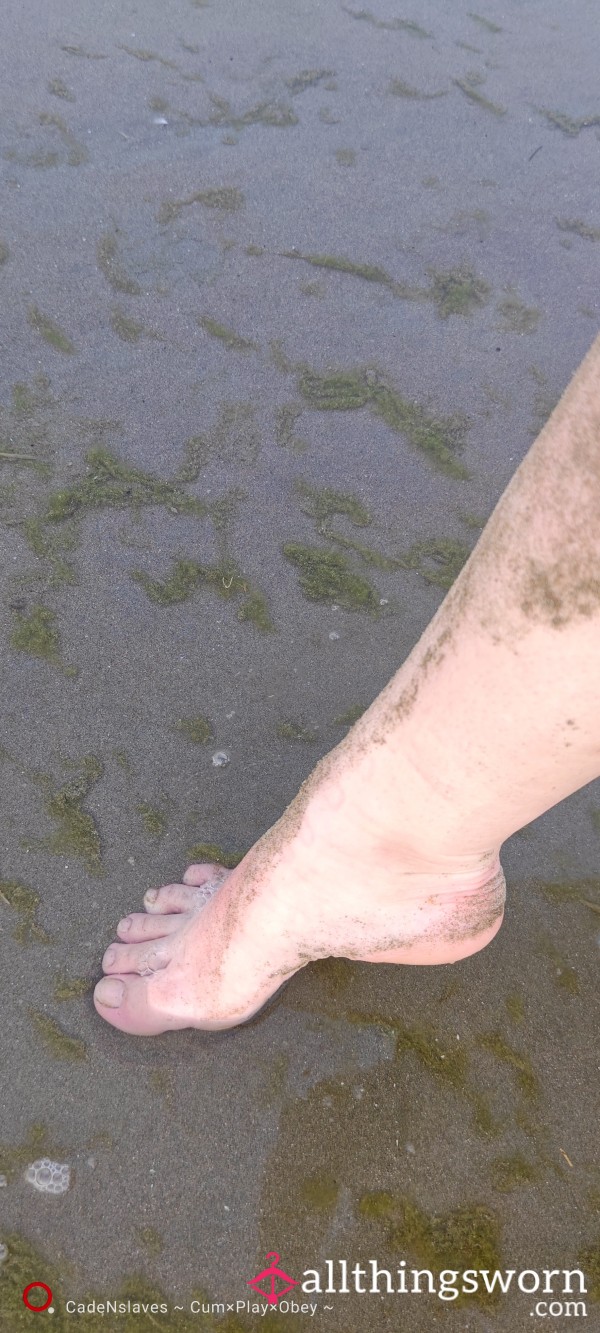 Toes In The Sand & Water - My Day At The Beach