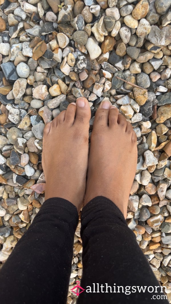 Toes Out In The Pebbles