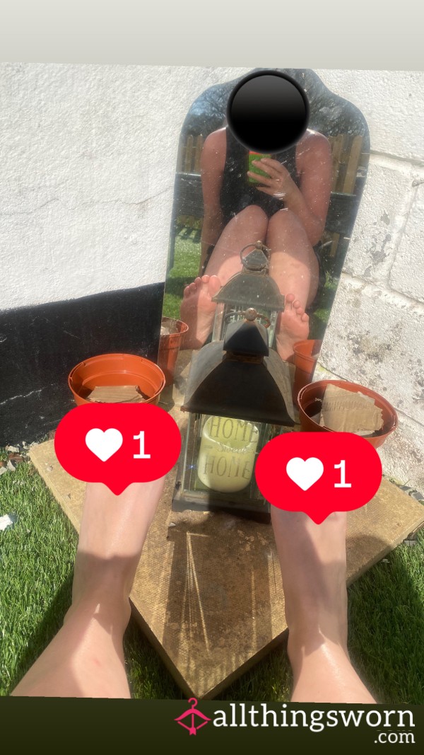 Toes Out Teasing You While I’m In The Garden